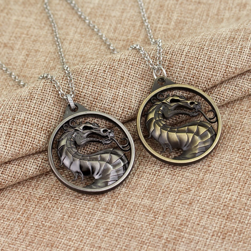 Fight Technology Game Mortal Kombat Necklaces Dragon Jane Empire Pendant Necklace Fashion Choker For Men Jewelry Accessories
Fight Technology Game Mortal Kombat Necklaces Dragon Jane Empire Pendant Necklace Fashion Choker For Men Jewelry Accessories