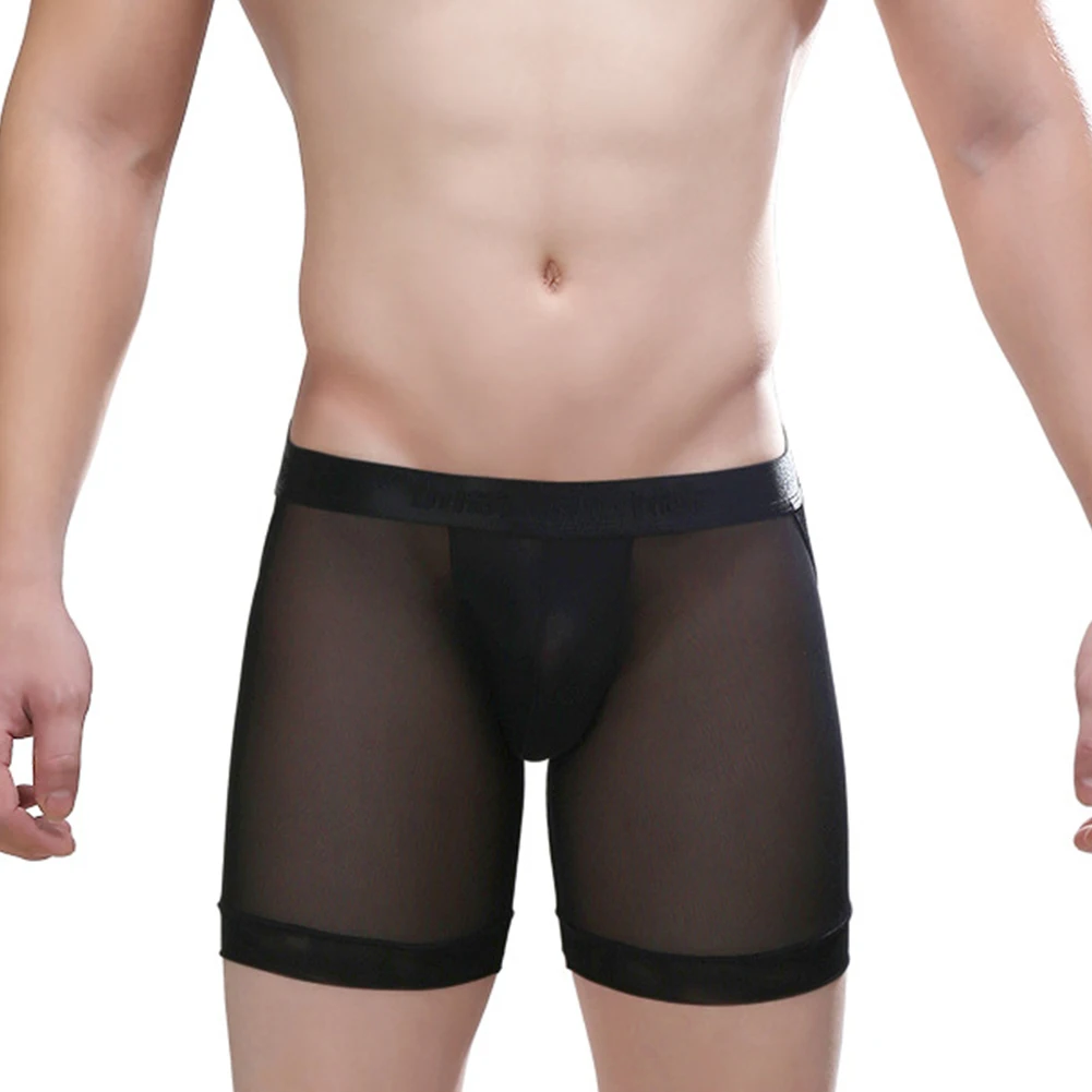 Men Sexy Boxer Shorts Panties Fine Mesh See Through Underwear Open Crotch Ball Pouch Panties Open Butt Breathable Underpants
Men Sexy Boxer Shorts Panties Fine Mesh See Through Underwear Open Crotch Ball Pouch Panties Open Butt Breathable Underpants