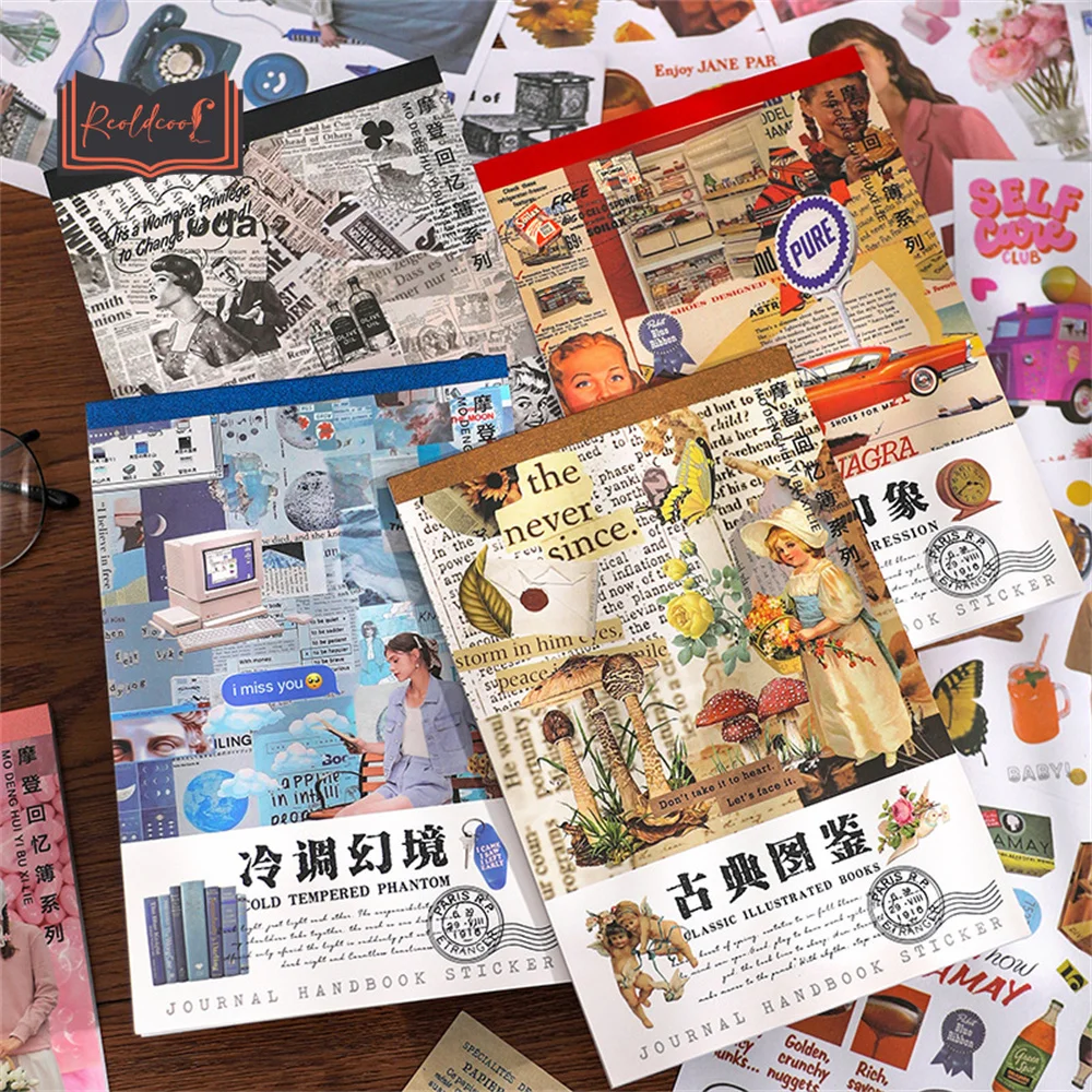 20 Sheets European Retro Stickers Book Hand Account Decorative DIY Scrapbooking Supplies Junk Journal Stationery
20 Sheets European Retro Stickers Book Hand Account Decorative DIY Scrapbooking Supplies Junk Journal Stationery