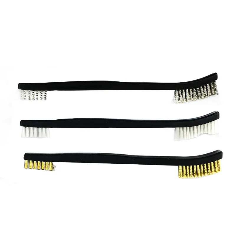 3Pcs Double-end Wire Brush Set Steel Metal Brass Nylon Cleaning Polishing Rust Brush Metal Cleaning Brush Household Tools
3Pcs Double-end Wire Brush Set Steel Metal Brass Nylon Cleaning Polishing Rust Brush Metal Cleaning Brush Household Tools
