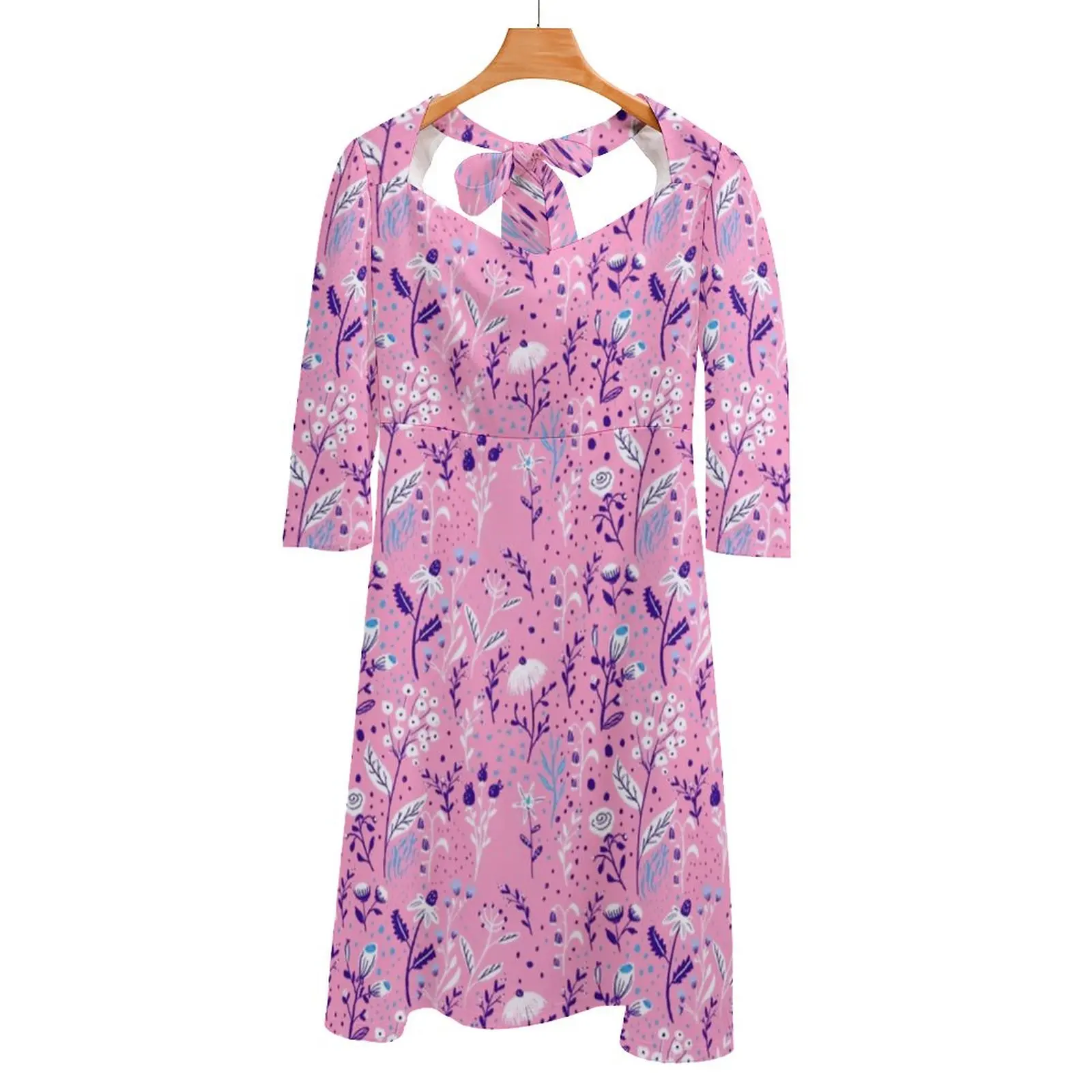 Lollopopgarden Square Neck Dress Summer Dress Women Elegant Halter Print Dress Floral Flowers Pink Magenta Blue Dresses For
Lollopopgarden Square Neck Dress Summer Dress Women Elegant Halter Print Dress Floral Flowers Pink Magenta Blue Dresses For