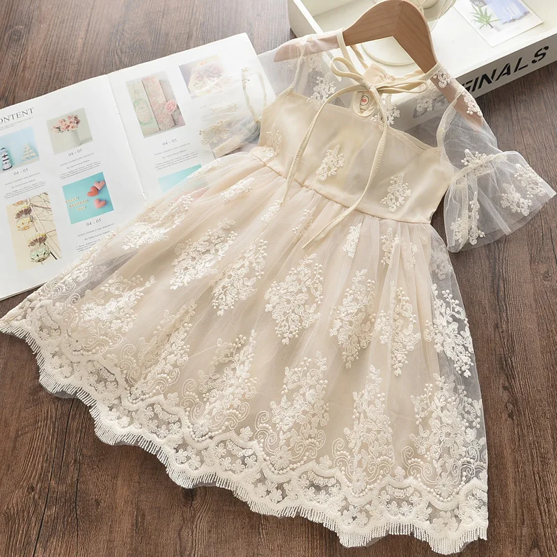 Girls Lace Princess Dress 2022 Summer Dress Baby Cute Skirt Children's Lace Short Sleeve Dress
Girls Lace Princess Dress 2022 Summer Dress Baby Cute Skirt Children's Lace Short Sleeve Dress