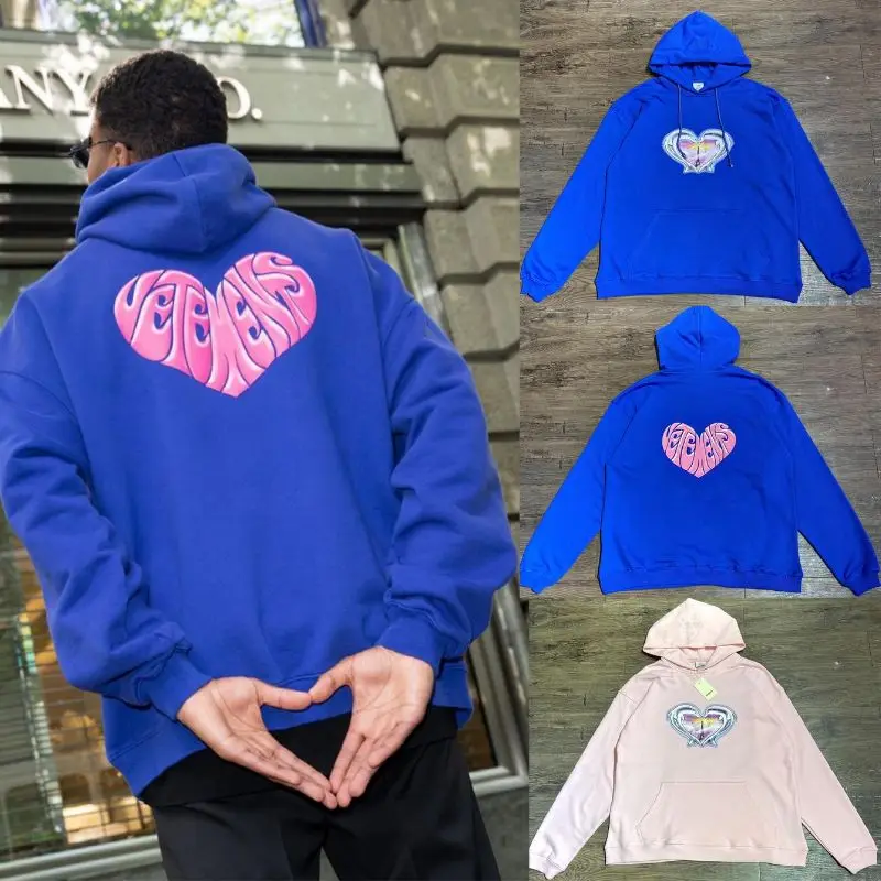 High Street Vetements Hoodies Love Printing Embroidery Logo Hooded Men Women Pullover VTM Hooded Sweatshirts
High Street Vetements Hoodies Love Printing Embroidery Logo Hooded Men Women Pullover VTM Hooded Sweatshirts