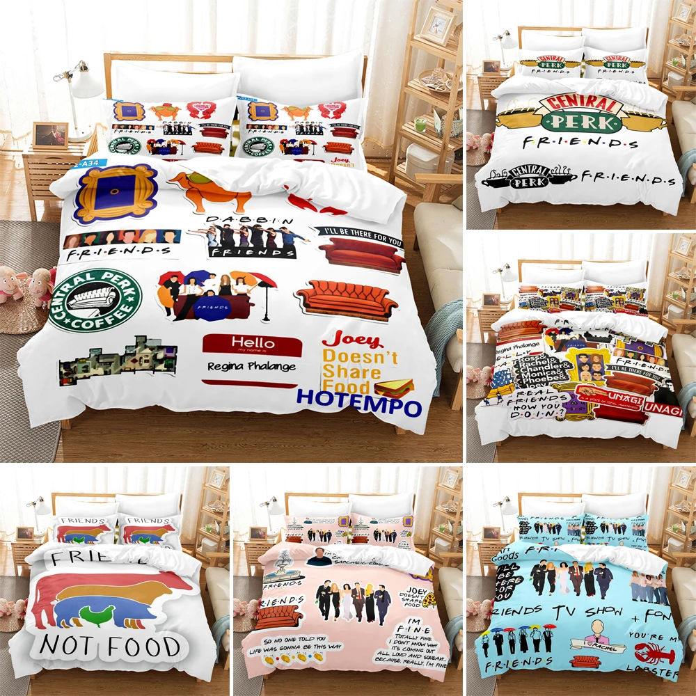 3D Friend Printing Duvet Cover Brother and Sister Series Bedding Set Adults Quilt Covers 2/3pcs Twin Queen King Size Bedclothes
3D Friend Printing Duvet Cover Brother and Sister Series Bedding Set Adults Quilt Covers 2/3pcs Twin Queen King Size Bedclothes