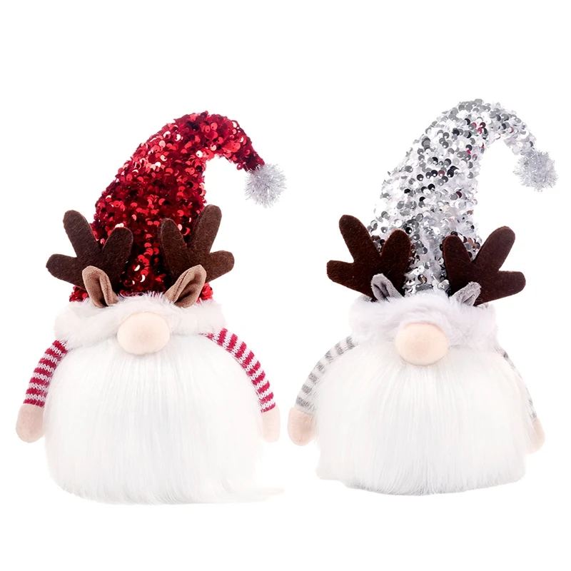 Christmas Luminous Sequins With Music Antlers Rudolph Doll Dwarf Doll Decoration
Christmas Luminous Sequins With Music Antlers Rudolph Doll Dwarf Doll Decoration