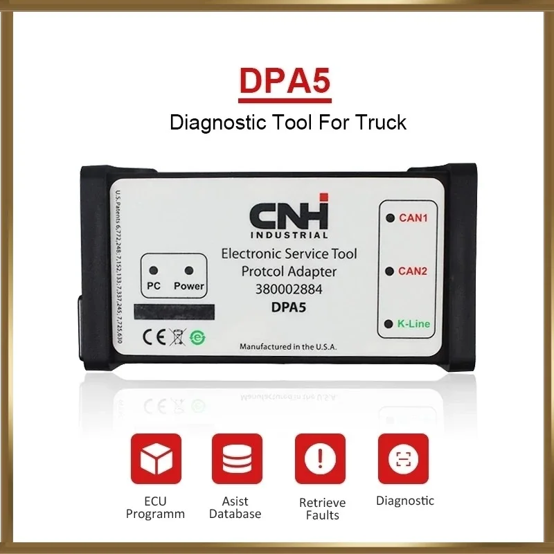 New Holland DPA5 EST V8.6 V9.5 Truck Diagnostic Repair Tool Programming Equipment Heavy Excavator Car Repair Heavy Truck Rep
New Holland DPA5 EST V8.6 V9.5 Truck Diagnostic Repair Tool Programming Equipment Heavy Excavator Car Repair Heavy Truck Rep