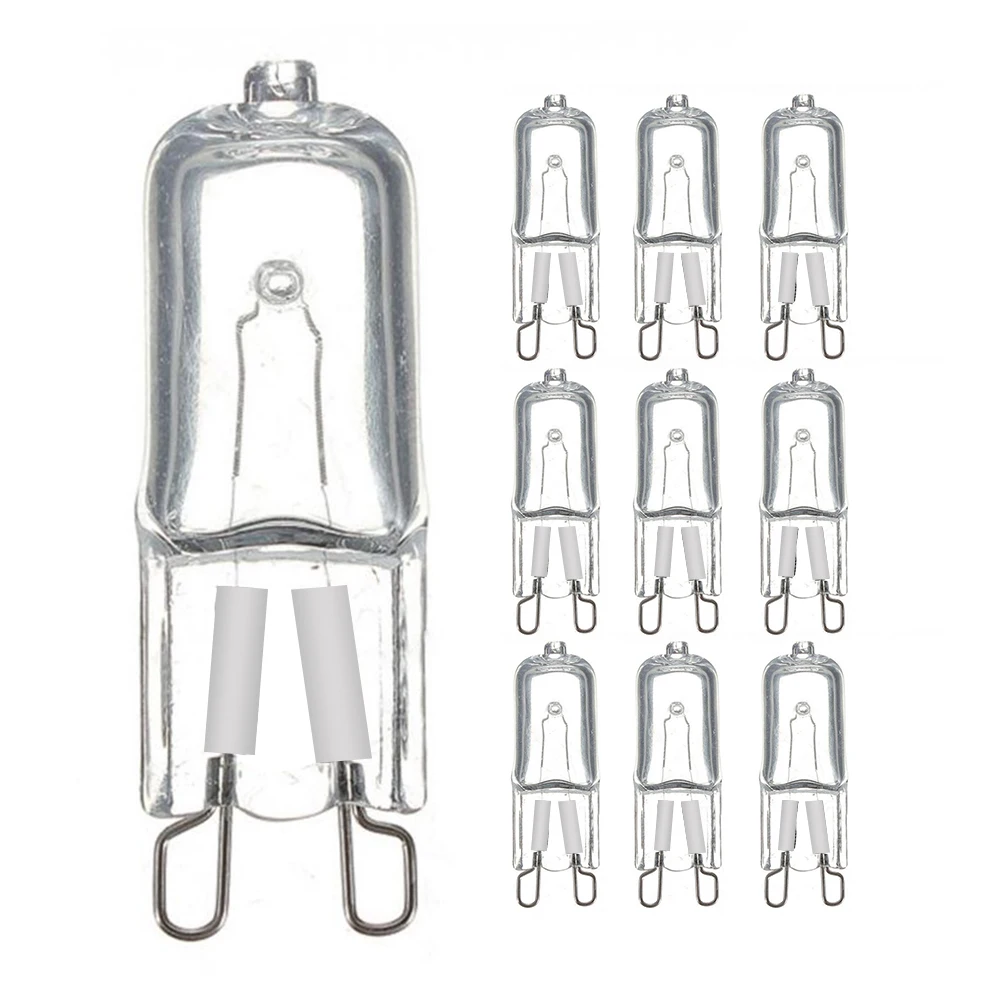 20pcs High Quality G9 Halogen Bulbs 220-240V Warm White Crystal Lamp indoor 20W 25W 40W 60W lighting Bi-Pin Lights Chandeliers
20pcs High Quality G9 Halogen Bulbs 220-240V Warm White Crystal Lamp indoor 20W 25W 40W 60W lighting Bi-Pin Lights Chandeliers