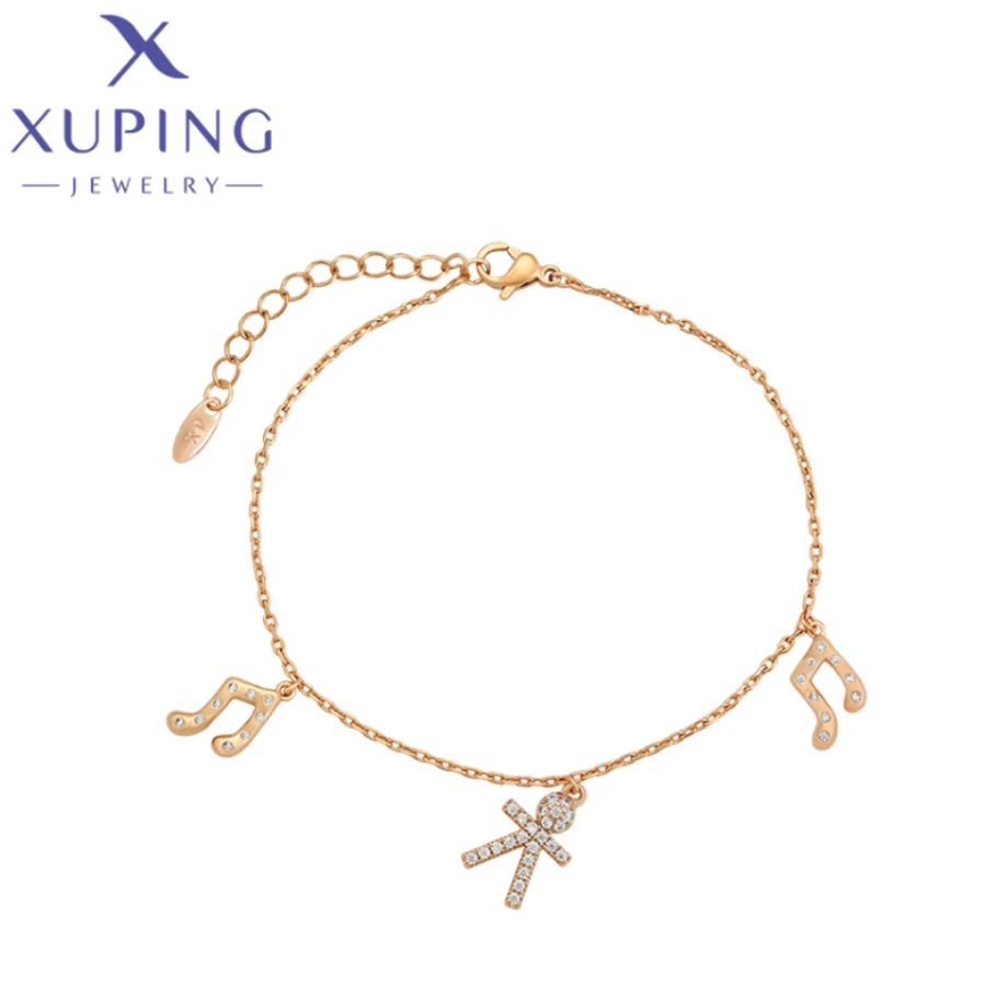 Xuping Jewelry Fashion Luxury Gold Color Plated Bracelets for Women Exquisite Gifts A00895344
Xuping Jewelry Fashion Luxury Gold Color Plated Bracelets for Women Exquisite Gifts A00895344