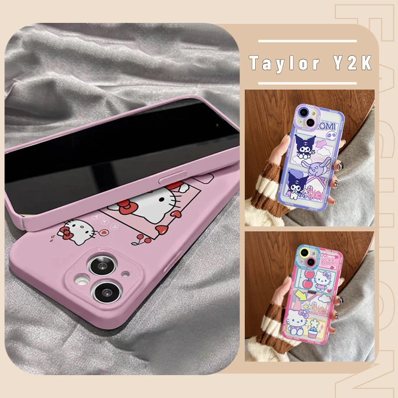 Iphone 15 Anime Sanrio Hello Kitty Iphone Case Cartoon Kuromi Pachacco Transparent Phone Smart Cover Fashion Anti Drop Soft Case
Iphone 15 Anime Sanrio Hello Kitty Iphone Case Cartoon Kuromi Pachacco Transparent Phone Smart Cover Fashion Anti Drop Soft Case