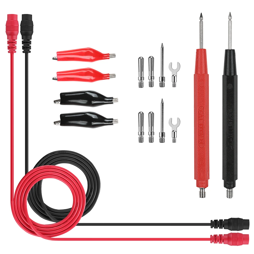 16 in 1 Universal Multimeter Probe Test Leads110cm For Digital Multimeter Feelers Multimeter Wire Cable Pen Tip 
16 in 1 Universal Multimeter Probe Test Leads110cm For Digital Multimeter Feelers Multimeter Wire Cable Pen Tip