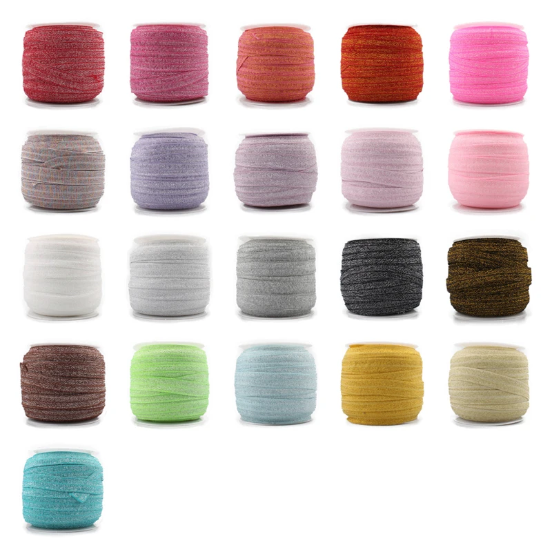 MASOKAN 21colors 1pc=50yards 5/8" FOE Solid Elastic Glitter Velvet Ribbon Ornaments Metallic Elastic Band DIY Wedding Gift Wrap
MASOKAN 21colors 1pc=50yards 5/8" FOE Solid Elastic Glitter Velvet Ribbon Ornaments Metallic Elastic Band DIY Wedding Gift Wrap