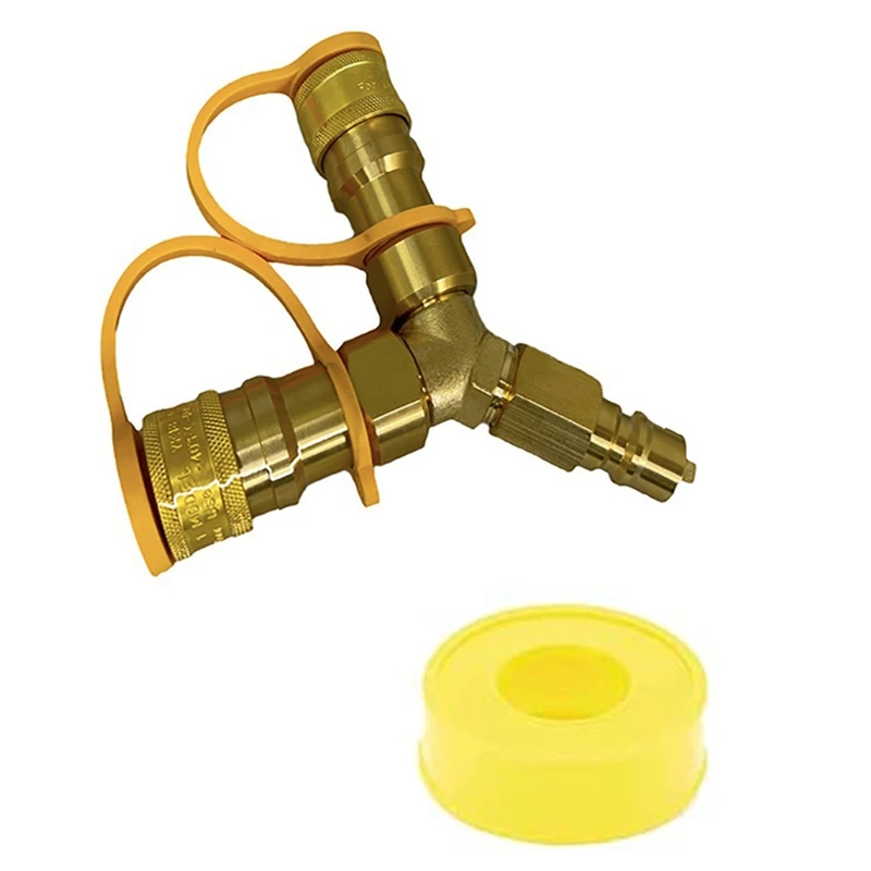3/8 Inch Y-Splitter Quick Connect/Disconnect Adapter For Natural Gas Or Propane Systems, Suitable For Natural Gas Grills
3/8 Inch Y-Splitter Quick Connect/Disconnect Adapter For Natural Gas Or Propane Systems, Suitable For Natural Gas Grills