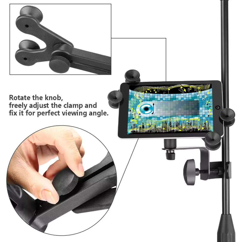 NEW2023 2-Pack Extendable Tablet Holders with Music Microphone Stand Clamp/360 Degree Swivel and 6-11 inches Adjustable
NEW2023 2-Pack Extendable Tablet Holders with Music Microphone Stand Clamp/360 Degree Swivel and 6-11 inches Adjustable