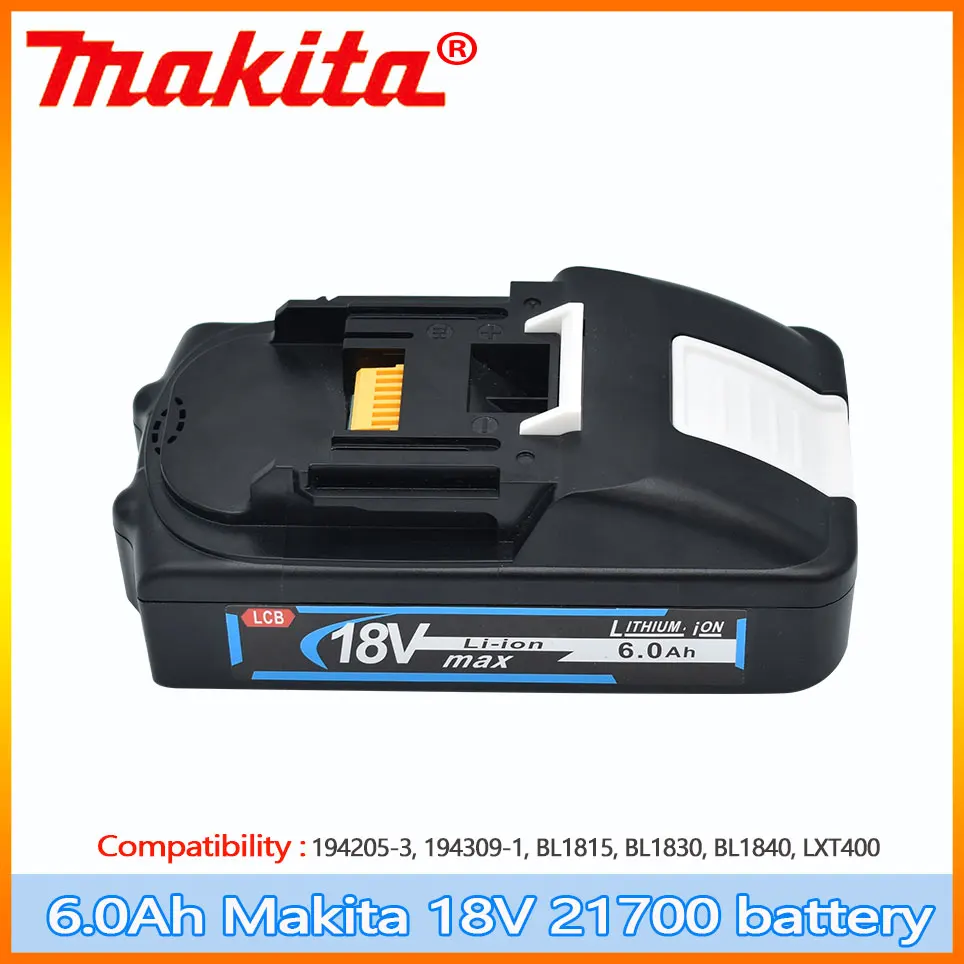 18V 6000mAh Makita BL1830 BL1840 6.0Ah 21700 литий-ионный аккумулятор для Makita Vervangbare bare Voor
18V 6000mAh Makita BL1830 BL1840 6.0Ah 21700 литий-ионный аккумулятор для Makita Vervangbare bare Voor