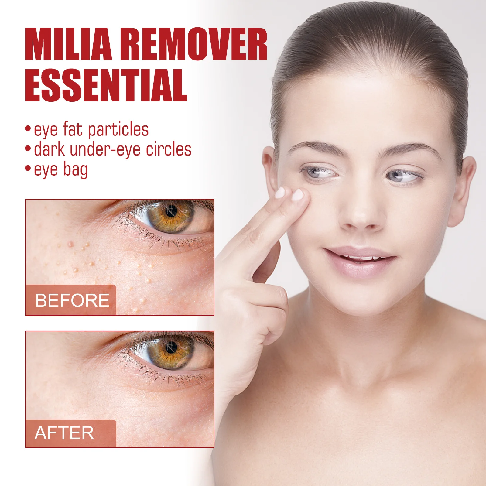 30ml New Remove Fat Particles Eye Essence Remove Eye Circumference Granules Fade Fine Lines Lift Firming Eye Serum Skin Care
30ml New Remove Fat Particles Eye Essence Remove Eye Circumference Granules Fade Fine Lines Lift Firming Eye Serum Skin Care