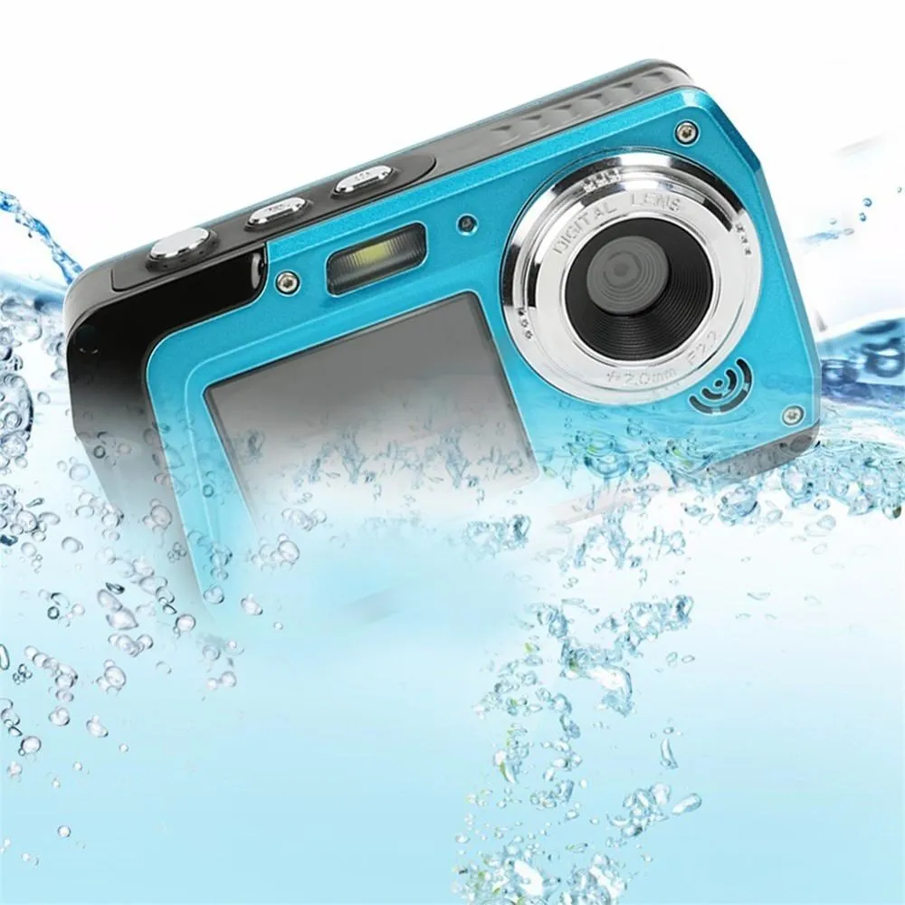 

Professional 48MP Underwater Camera 16 Zoom Point Shoots Sports Waterproof Digital Camera HD 1080P Dual Screen Video Camcorder