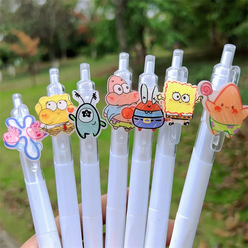 10pcs high quality Clear Handles cartoon press Gel Pen 0.5mm Students Writing Pens black ink 0.5mm
10pcs high quality Clear Handles cartoon press Gel Pen 0.5mm Students Writing Pens black ink 0.5mm