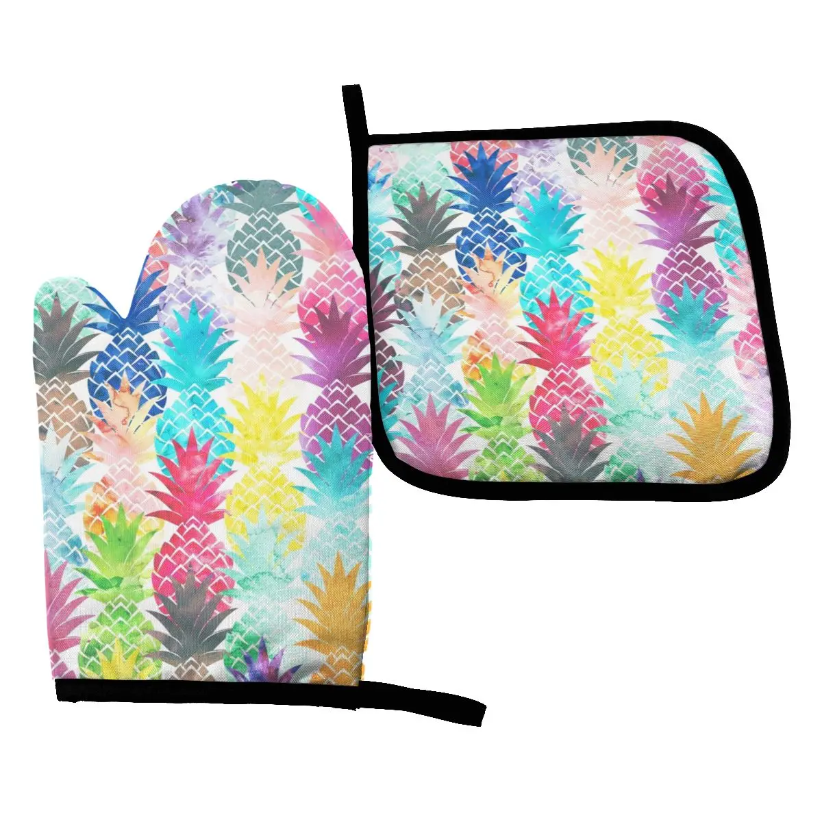 Potholder Mat Kitchen Baking Oven Cooking Gloves Microwave Insulation Mat Botanical Ananas Psychedelic Tropical Fruit Oven Mitts
Potholder Mat Kitchen Baking Oven Cooking Gloves Microwave Insulation Mat Botanical Ananas Psychedelic Tropical Fruit Oven Mitts