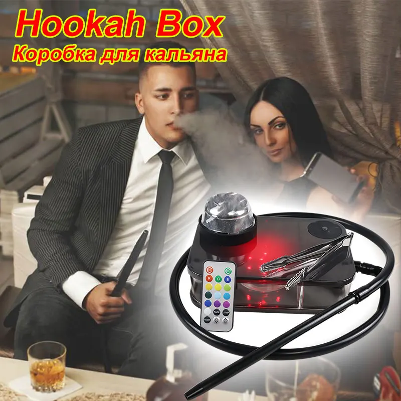 Portable Hookah Large Shisha Set With LED Light Shisha For Smoking кальян Water Pipe Complete Smoking Shisha Large Accessories
Portable Hookah Large Shisha Set With LED Light Shisha For Smoking кальян Water Pipe Complete Smoking Shisha Large Accessories