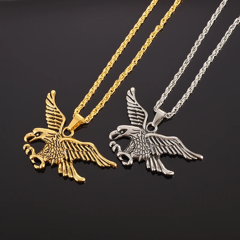 Personality Classic Cool Eagle High Quality Metal Sky Eagle King Pendant Necklaces for Men Jewelry
Personality Classic Cool Eagle High Quality Metal Sky Eagle King Pendant Necklaces for Men Jewelry
