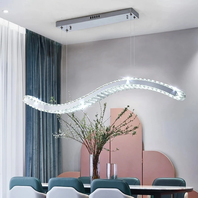 Led Dining Room Kitchen Crystal Chandelier Home Lighting Decorative Lamp Luxury Modern Interior Gold/Chrome Lustre
Led Dining Room Kitchen Crystal Chandelier Home Lighting Decorative Lamp Luxury Modern Interior Gold/Chrome Lustre