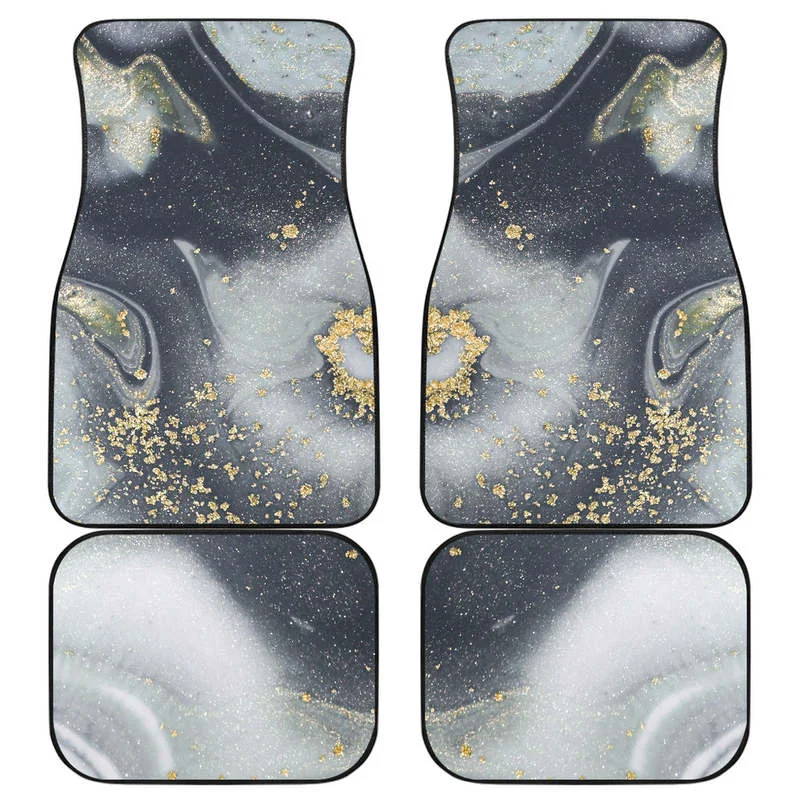 Grey Gold Liquid Marble Print Front and Back Car Floor Mats Heavy Carpet Front and Rear Full Set 4PCs Pack
Grey Gold Liquid Marble Print Front and Back Car Floor Mats Heavy Carpet Front and Rear Full Set 4PCs Pack