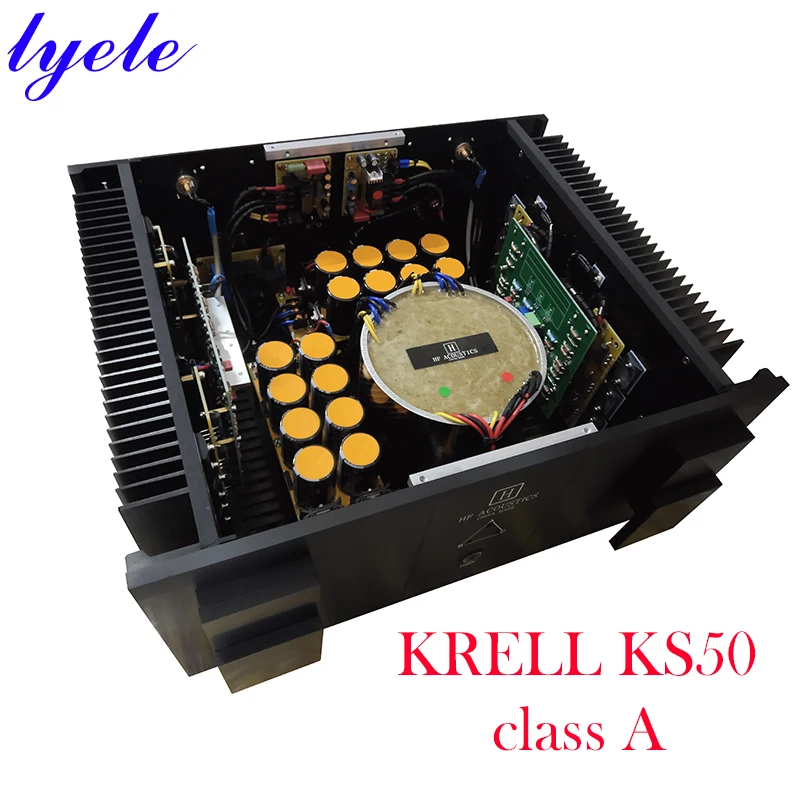 Lyele Audio KRELL KSA50 Amplifier 50W*2 Class A High Power HIFI Sound Amplifier SanKen A1216 C2922 High End Audio Amp 115V/230V
Lyele Audio KRELL KSA50 Amplifier 50W*2 Class A High Power HIFI Sound Amplifier SanKen A1216 C2922 High End Audio Amp 115V/230V