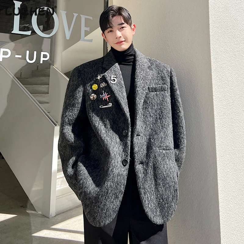 LUZHEN Elgance мужской костюм пальто осень зима утолщенная Шерстяная Одежда DIY брошь нишевой дизайн мужские трендовые блейзеры Новинка 2023 89171a
LUZHEN Elgance мужской костюм пальто осень зима утолщенная Шерстяная Одежда DIY брошь нишевой дизайн мужские трендовые блейзеры Новинка 2023 89171a