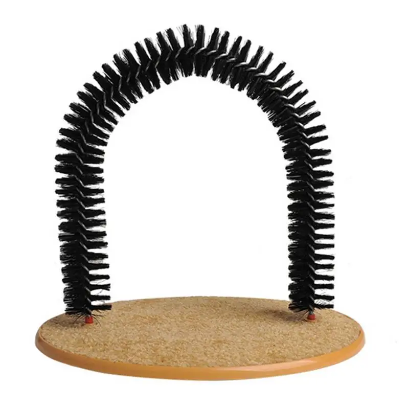 Cat Massage Toy Brush Scratcher For Pets Scratching Devices Arch Door Cat Self Groomer With Round Stable Fleece Base
Cat Massage Toy Brush Scratcher For Pets Scratching Devices Arch Door Cat Self Groomer With Round Stable Fleece Base