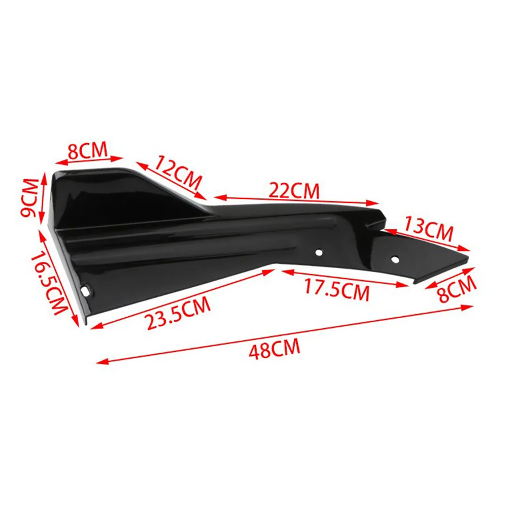 Brand New Lip Spoilers Diffuser Splitter 2pcs Automotives Black Lip Wrap Angle Splitters Rear Car Exterior Accessories
Brand New Lip Spoilers Diffuser Splitter 2pcs Automotives Black Lip Wrap Angle Splitters Rear Car Exterior Accessories