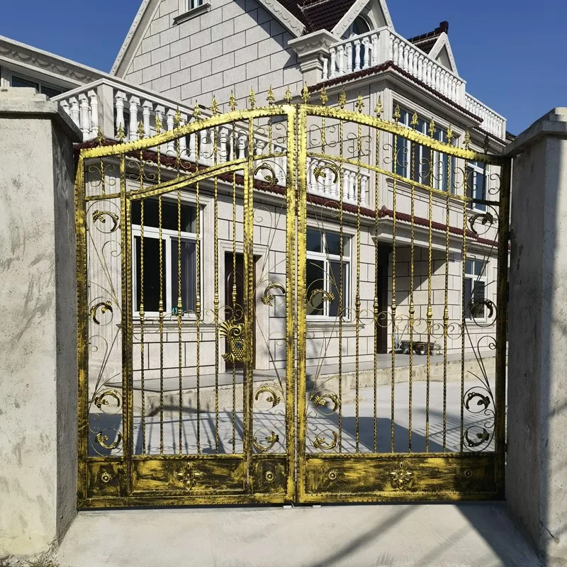 Villa Hot Dip Galvanzied New Design Home Garden Wrought Iron Gate Custom Doors Aluminum
Villa Hot Dip Galvanzied New Design Home Garden Wrought Iron Gate Custom Doors Aluminum