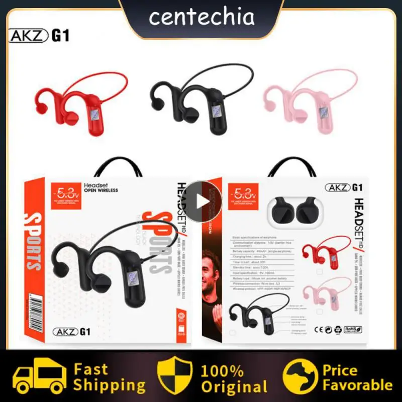 5.0 Bone Conduction Headset Portable Wireless Headphone Support Tf Card Music Earphone With Digital Power Display
5.0 Bone Conduction Headset Portable Wireless Headphone Support Tf Card Music Earphone With Digital Power Display