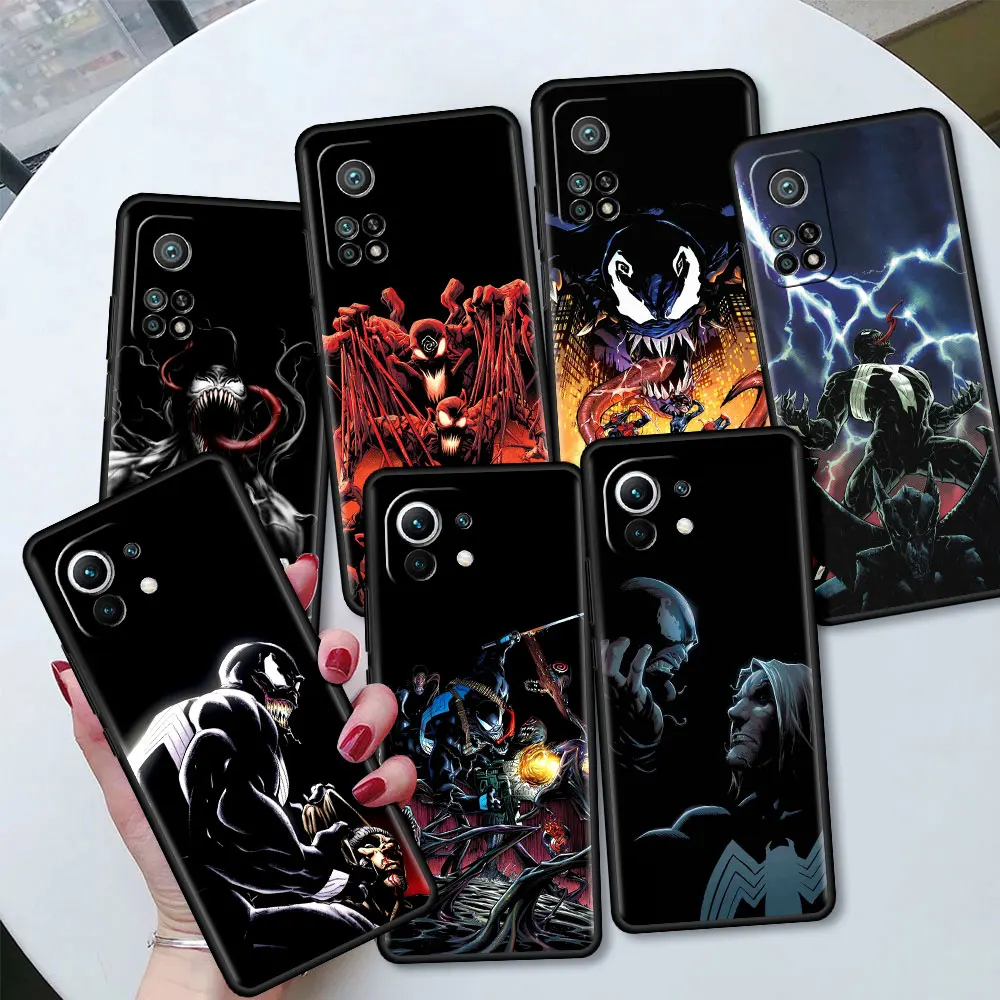 Marvel Comics Venom Soft Case For Xiaomi Mi 11 Lite 11T 5G Poco X3 NFC 12 Black SmartPhone Funda 10T Pro M3 Note 10 9T F1 Coque
Marvel Comics Venom Soft Case For Xiaomi Mi 11 Lite 11T 5G Poco X3 NFC 12 Black SmartPhone Funda 10T Pro M3 Note 10 9T F1 Coque