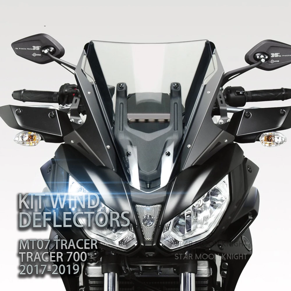 For YAMAHA Tracer 700 MT-07 MT07 TRACER 2017 - 2019 Aluminum Windshield Side Kit Wind Deflectors Front Deflector Fairing Exten
For YAMAHA Tracer 700 MT-07 MT07 TRACER 2017 - 2019 Aluminum Windshield Side Kit Wind Deflectors Front Deflector Fairing Exten