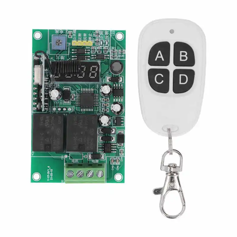 DC Motor Wireless Remote Control Module Set Clockwise Counterclockwise Rotation Motor Control Board 75mAh
DC Motor Wireless Remote Control Module Set Clockwise Counterclockwise Rotation Motor Control Board 75mAh