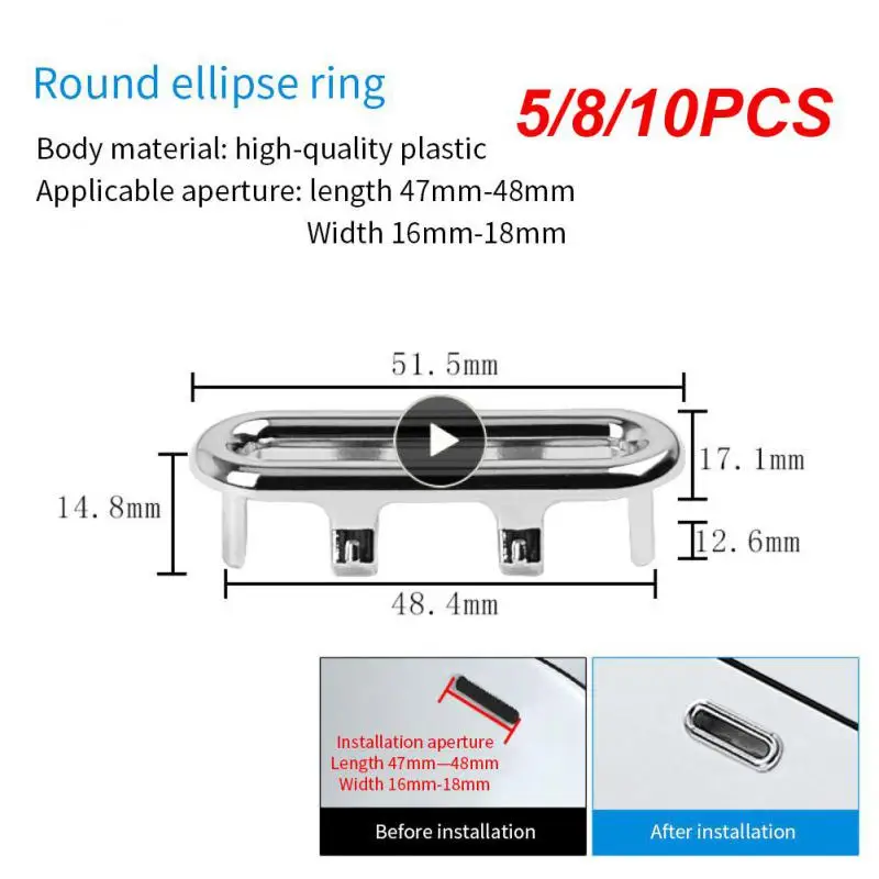 5/8/10PCS Plastic Wash Basin Basin Sink Overflow Ring Silver Insert Sink Overflow Cover Drain Cap Cover Overflow Ring
5/8/10PCS Plastic Wash Basin Basin Sink Overflow Ring Silver Insert Sink Overflow Cover Drain Cap Cover Overflow Ring