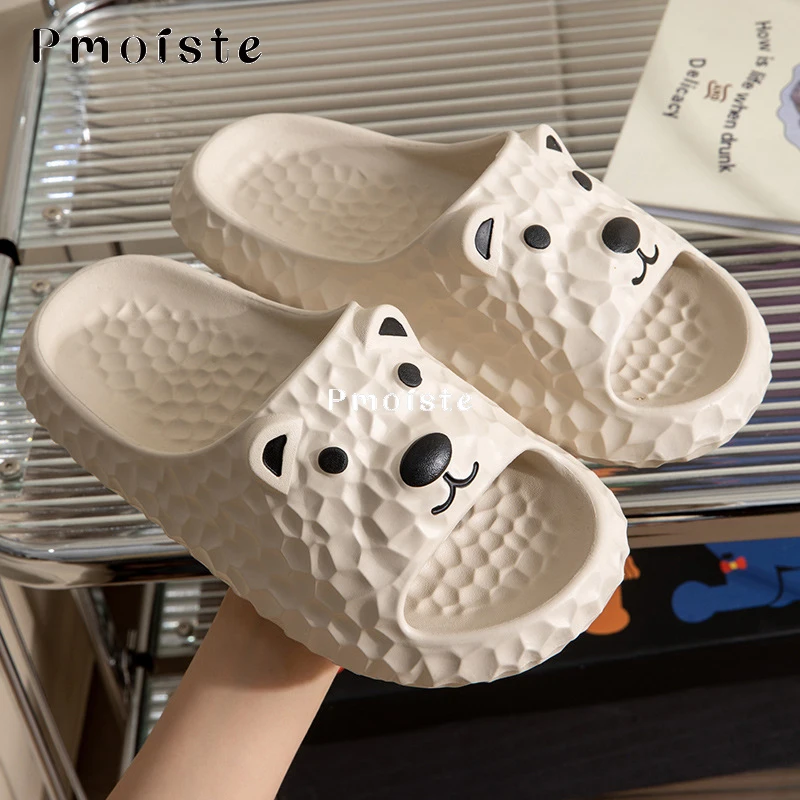 Women's Home Slippers Cartoon Cute Bear Shoe for Women Soft Platform Slipper Female Wear-resistant Bathroom Sandals Non-slip
Women's Home Slippers Cartoon Cute Bear Shoe for Women Soft Platform Slipper Female Wear-resistant Bathroom Sandals Non-slip