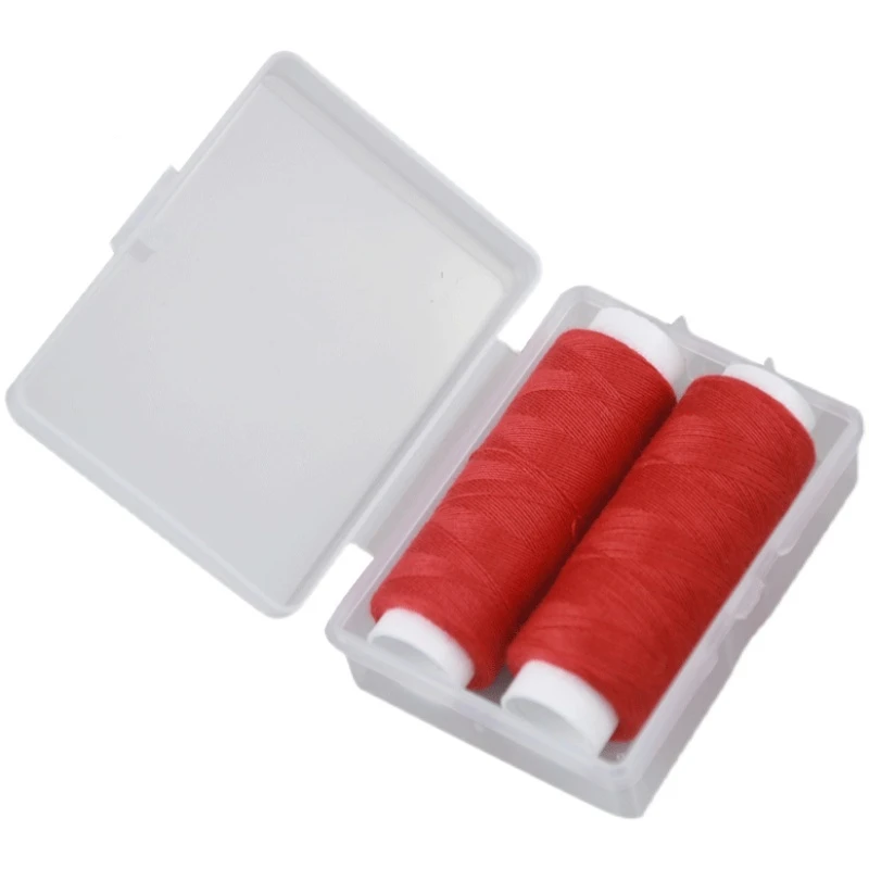 402 Polyester Sewing Thread Boxed Small Household Handmade Sewing Machine Thread Black and White Hand Sewing Needle Thread
402 Polyester Sewing Thread Boxed Small Household Handmade Sewing Machine Thread Black and White Hand Sewing Needle Thread