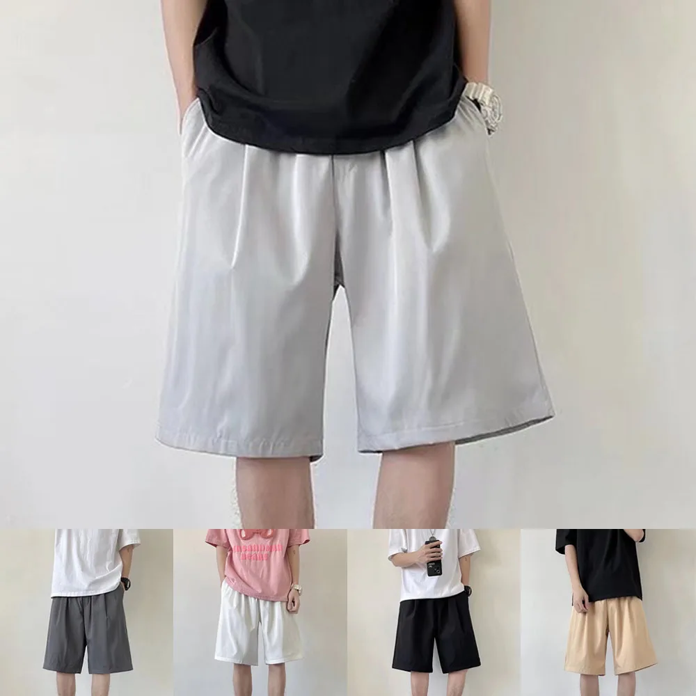 Fashion Casual Men Ice Silk New Sports Shorts Boxers Shorts Quick-drying Leisure Five Points Loose Training Holiday Trousers
Fashion Casual Men Ice Silk New Sports Shorts Boxers Shorts Quick-drying Leisure Five Points Loose Training Holiday Trousers