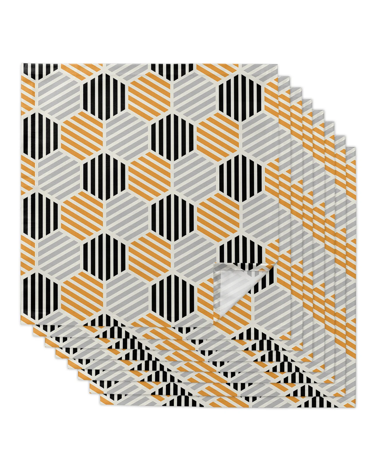 Modern Art Hexagon Stripes Cloth Napkins Set Birthday Banquet Wedding Decor Napkins Restaurant Supplies Table Napkins
Modern Art Hexagon Stripes Cloth Napkins Set Birthday Banquet Wedding Decor Napkins Restaurant Supplies Table Napkins