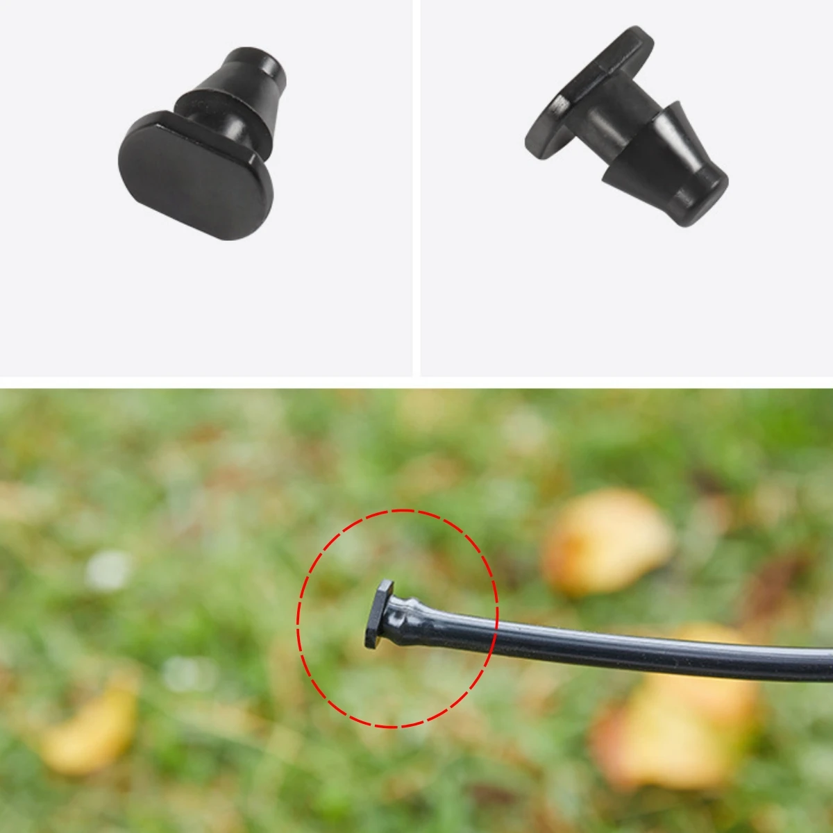 Заглушки для шланга Adhere To Fly, пластиковые, черные, 50 шт 
Заглушки для шланга Adhere To Fly, пластиковые, черные, 50 шт