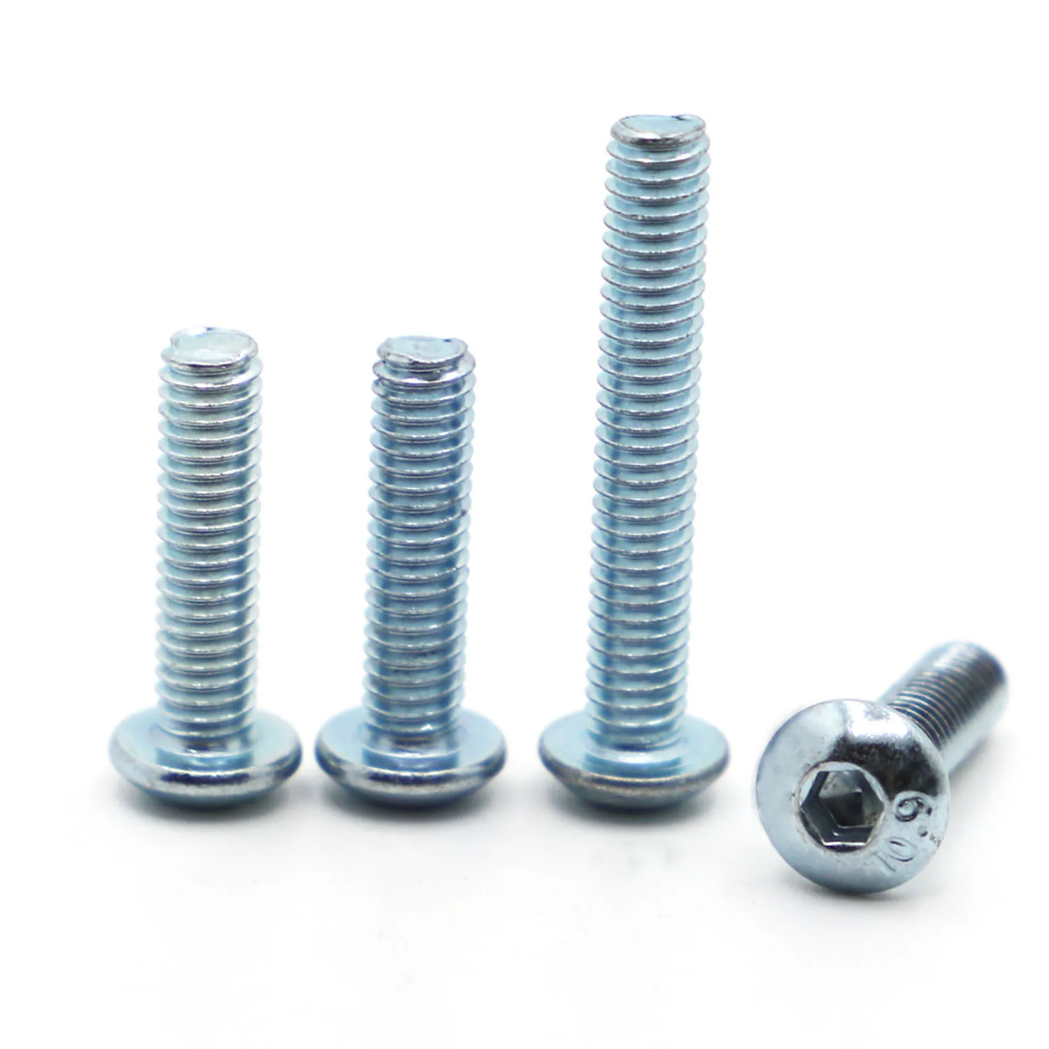 M3 M4 M5 M6 M8 M10 Zinc Plated Class 10.9 Steel Allen Round Head Screw Hexagon Socket Button Head Screws Bolts
M3 M4 M5 M6 M8 M10 Zinc Plated Class 10.9 Steel Allen Round Head Screw Hexagon Socket Button Head Screws Bolts