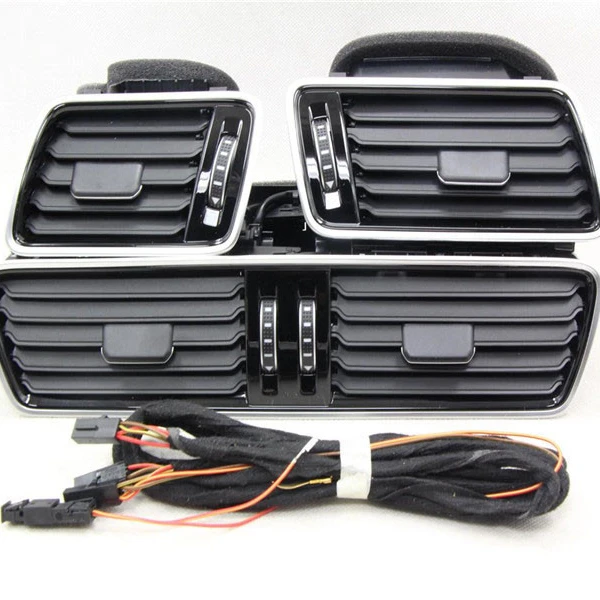 Black Chrome Piano Paint Dashboard vents Air Nozzle Car Air Conditioning Vent For CC B6 B7 3AD 819 701
Black Chrome Piano Paint Dashboard vents Air Nozzle Car Air Conditioning Vent For CC B6 B7 3AD 819 701