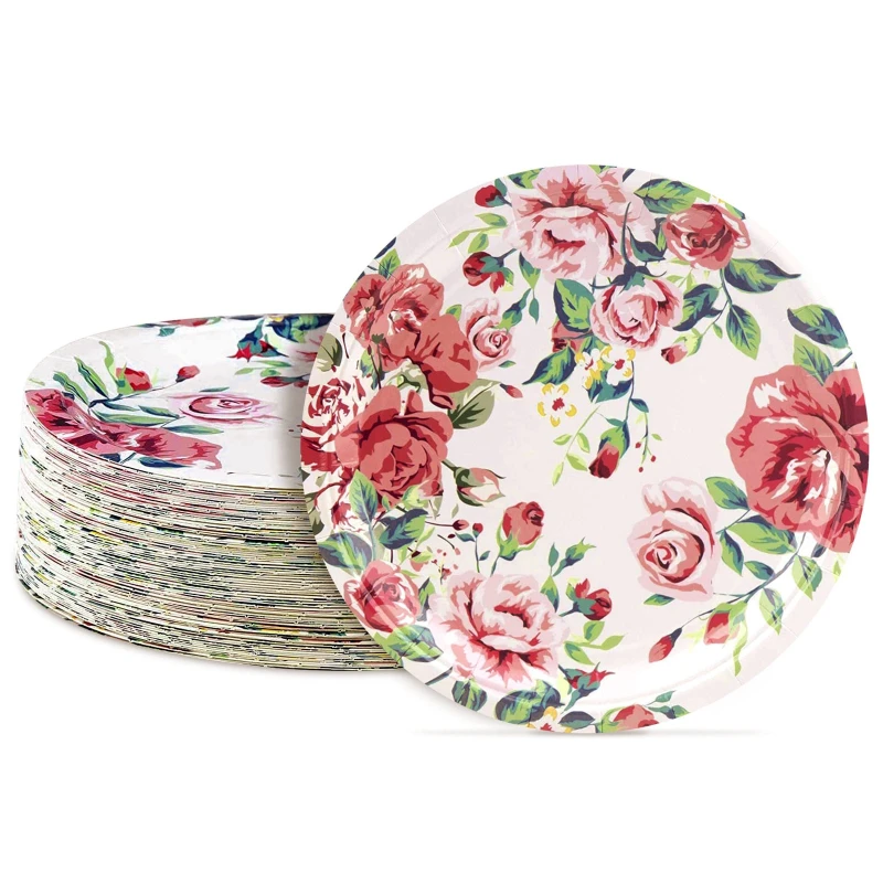 Camping 80 Pack Vintage Floral Paper Plates, 9 inch for Tea Party, Wedding, Bridal, Baby Shower
Camping 80 Pack Vintage Floral Paper Plates, 9 inch for Tea Party, Wedding, Bridal, Baby Shower