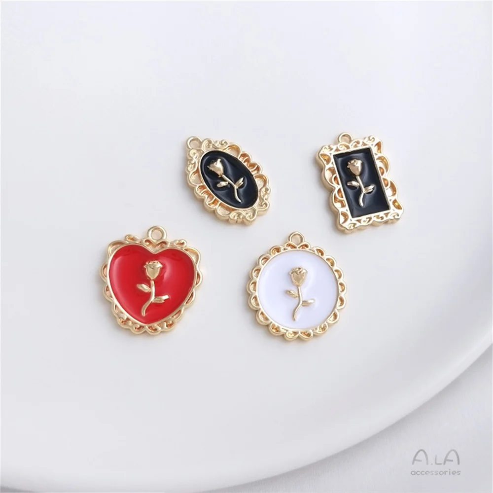14K gold clad painting oil camellia pendant handmade diy pearl necklace flower pendant bracelet jewelry charm
14K gold clad painting oil camellia pendant handmade diy pearl necklace flower pendant bracelet jewelry charm