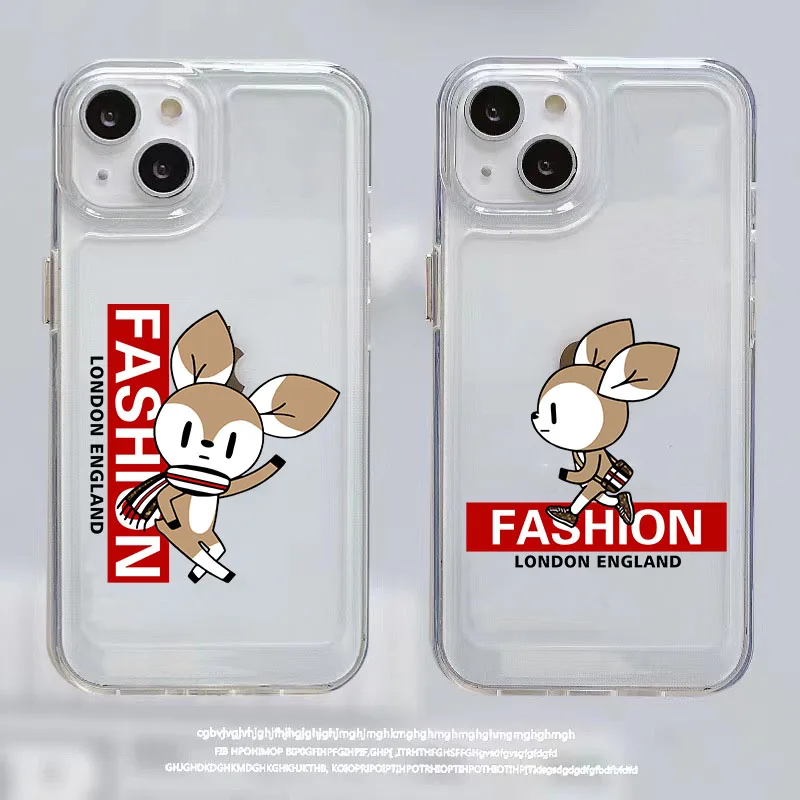 Cartoon deer Ultra Thin Clear brand Case For iPhone 11 12 13 Pro XS Max XR X Soft TPU Silicone For iPhone 8 7 Plus 13 Back Cover
Cartoon deer Ultra Thin Clear brand Case For iPhone 11 12 13 Pro XS Max XR X Soft TPU Silicone For iPhone 8 7 Plus 13 Back Cover