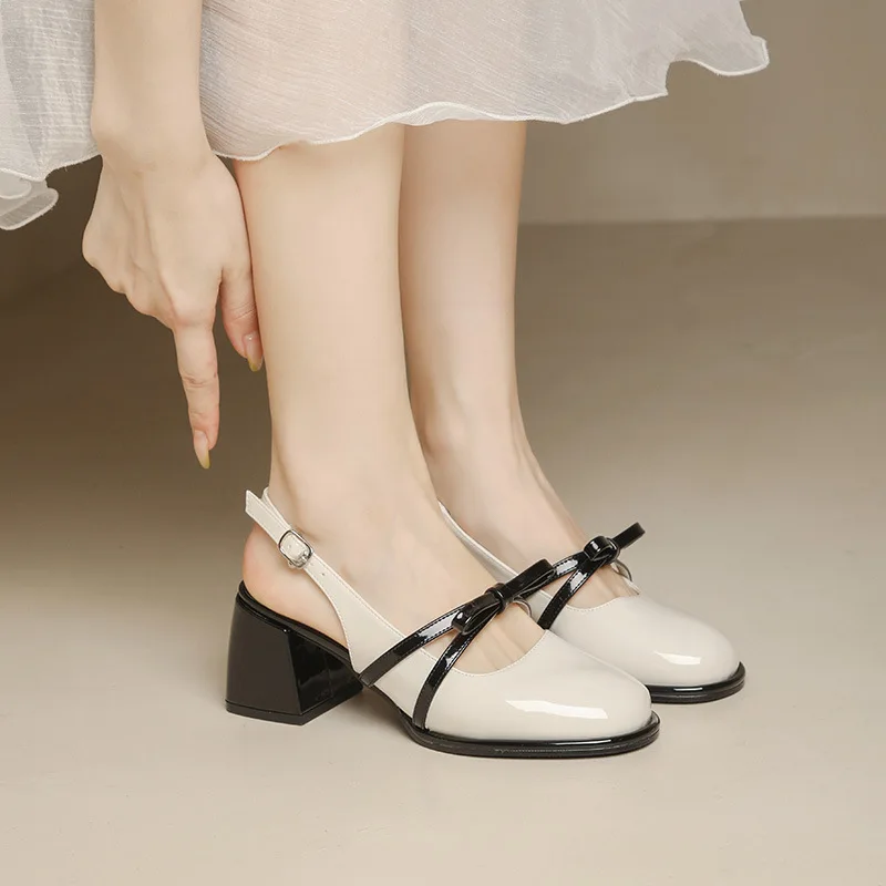 6cm New Fashion Sandals High Heels Female Ankle Strap Patent Leather Party for Women Shoes 39
6cm New Fashion Sandals High Heels Female Ankle Strap Patent Leather Party for Women Shoes 39