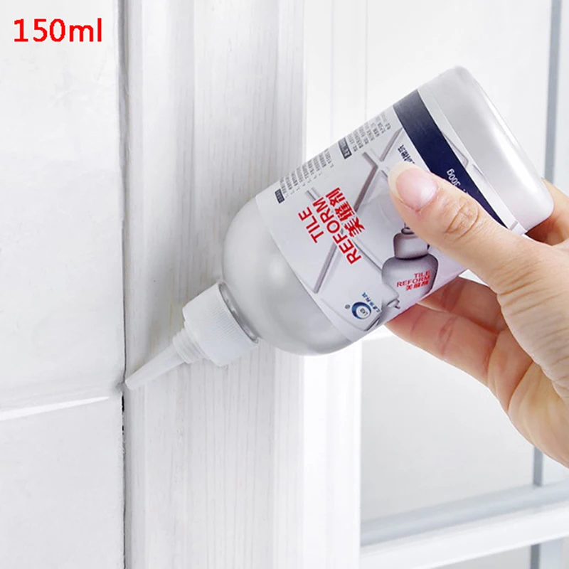 150ML Tile Gap Refill Agent Tile Reform Coating Mold Cleaner Tile Sealer Repair Glue Waterproof Moldproof Tile Grout For Toilet
150ML Tile Gap Refill Agent Tile Reform Coating Mold Cleaner Tile Sealer Repair Glue Waterproof Moldproof Tile Grout For Toilet