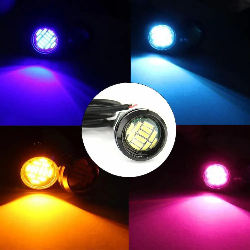 1PCS 12V Eagle Eye LED Light Daytime Running Backup Light 15W 12LED Signal Automobiles Lamps Amber Ice Blue/Pink/Yellow/white 
1PCS 12V Eagle Eye LED Light Daytime Running Backup Light 15W 12LED Signal Automobiles Lamps Amber Ice Blue/Pink/Yellow/white