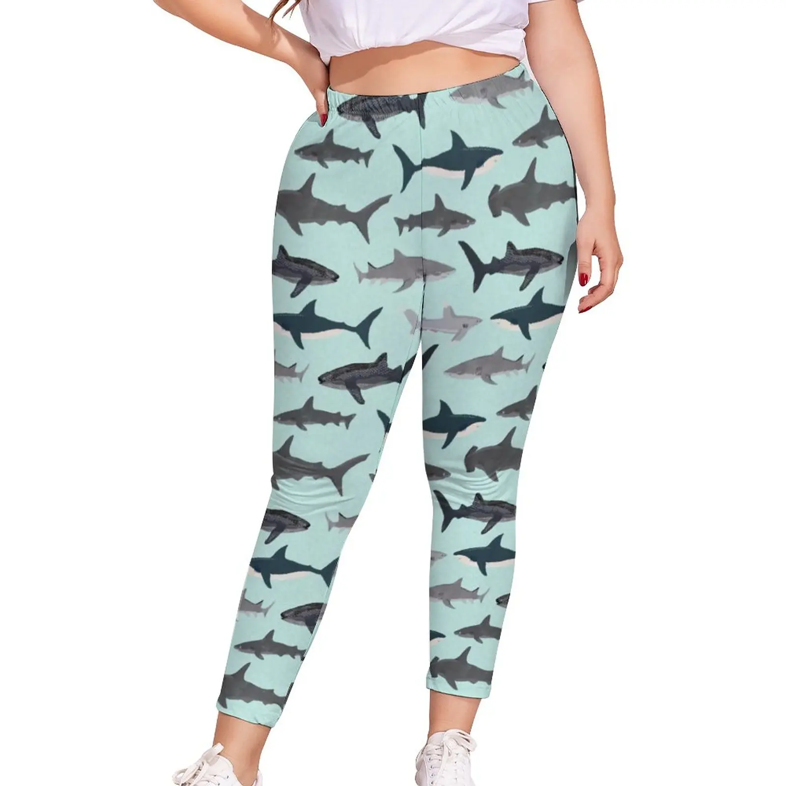 Great White Shark Leggings Sharks Illustration Art Print Stretch Best Legging Sexy Gymnastics Teens Pants
Great White Shark Leggings Sharks Illustration Art Print Stretch Best Legging Sexy Gymnastics Teens Pants